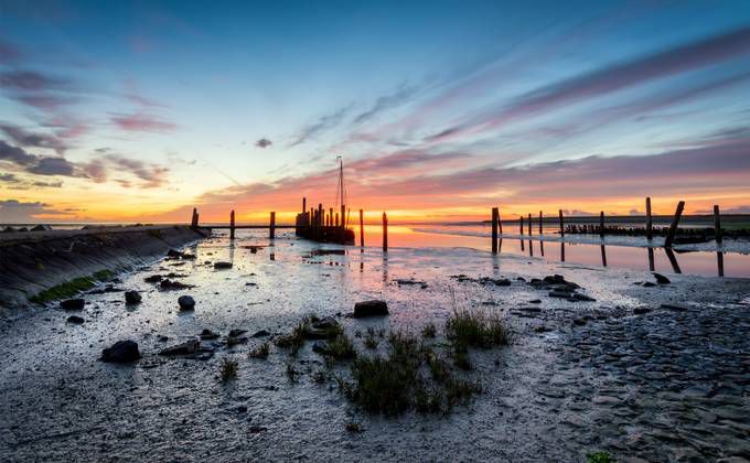 Het Waddenzeestrand